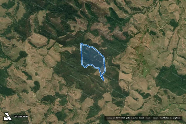 Imagem de satélite de Fazenda Santa Terezinha - Gleba B em Areias - SP