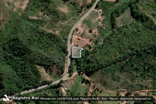 Imagem de satélite de SITIO FAMILIA OLIVEIRA - Parte 1 em Água Boa - MG