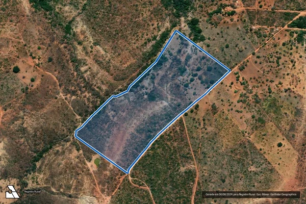 Imagem de satélite de FAZENDA RANCHARIA - Parte 1 em Campo Azul - MG