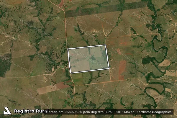Imagem de satélite de Estancia Vilela - Parte 2 em Salto do Céu - MT