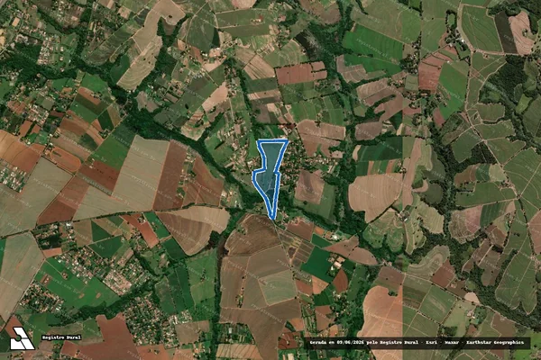 Imagem de satélite de SITIO SAO EMILIO - Gleba A em Limeira - SP