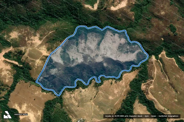 Imagem de satélite de Fazenda Morro Vermelho ? Área B - Parte 1 em Piumhi - MG