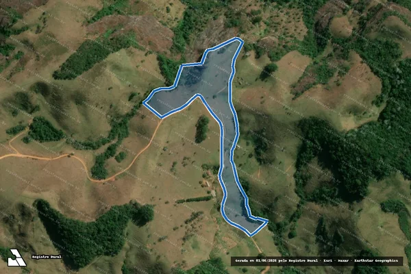 Imagem de satélite de SERRA DOS LUIZES - 01 em Desterro do Melo - MG