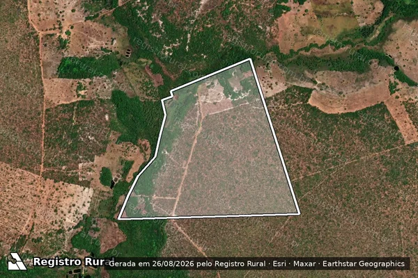 Imagem de satélite de Fazenda Aldeia Parte 1 - Parte 2 em São Pedro dos Crentes - MA