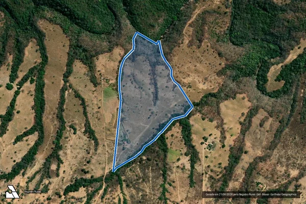 Imagem de satélite de Fazenda Jardim - Parte 1 em João Pinheiro - MG