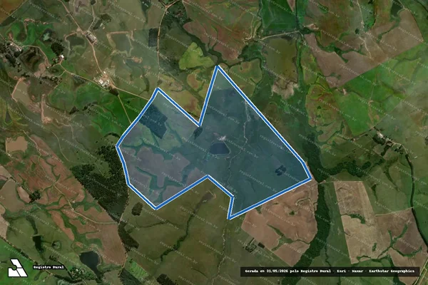 Imagem de satélite de Granja Schmidt II - Lote 1 em Cachoeira do Sul - RS