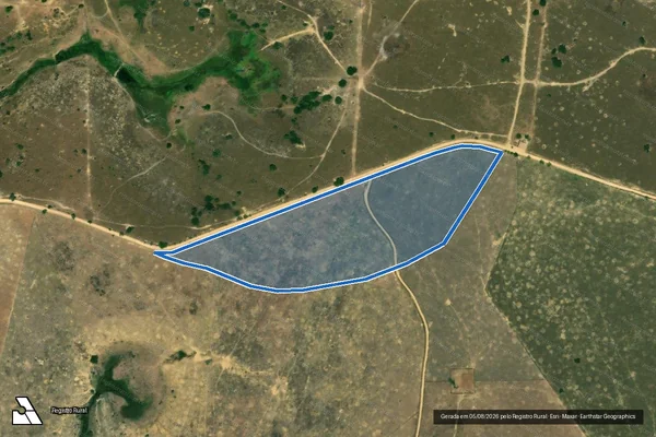 Imagem de satélite de FAZENDA VENEZA - GLEBA A em Carlos Chagas - MG