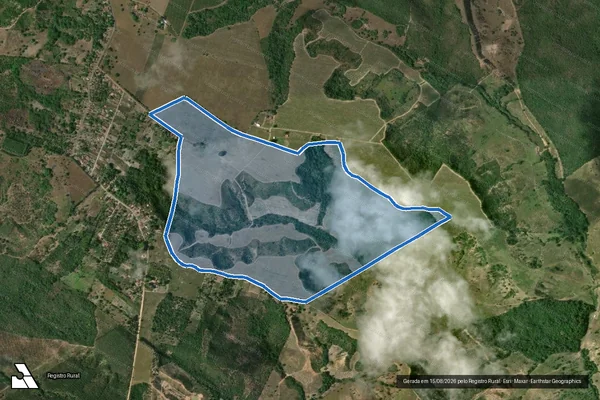 Imagem de satélite de SITIO QUEM DERA - Parcela 1 em Itaporanga d'Ajuda - SE