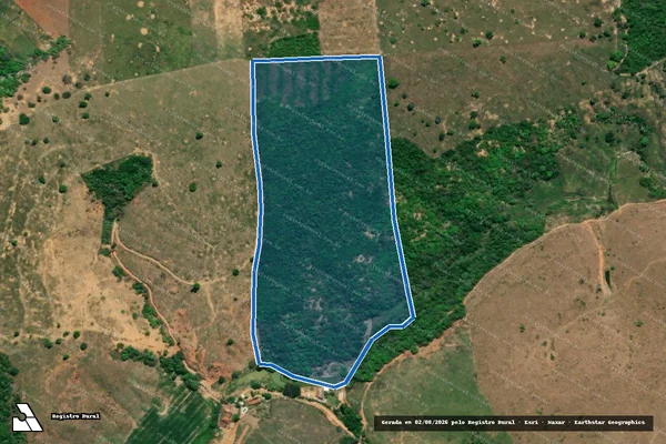 Imagem de satélite de Fazenda Boa Vista - GLEBA 7/MATHEUS em Aimorés - MG