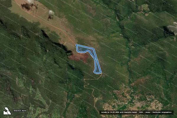 Imagem de satélite de Fazenda Itaúna - GLEBA 01 em Jequitinhonha - MG