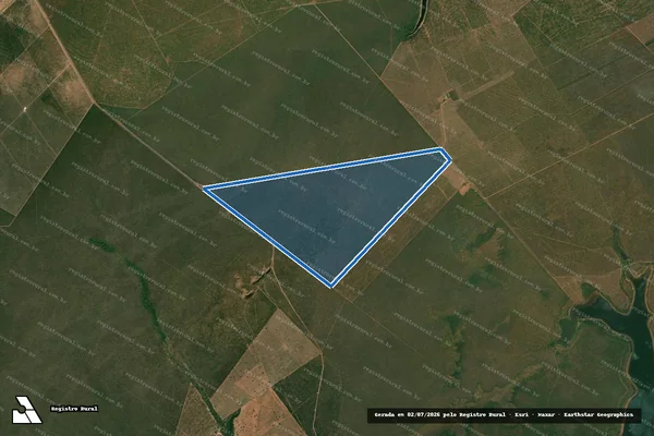 Imagem de satélite de FAZENDA OLHO D'ÁGUA II em Chapada dos Guimarães - MT