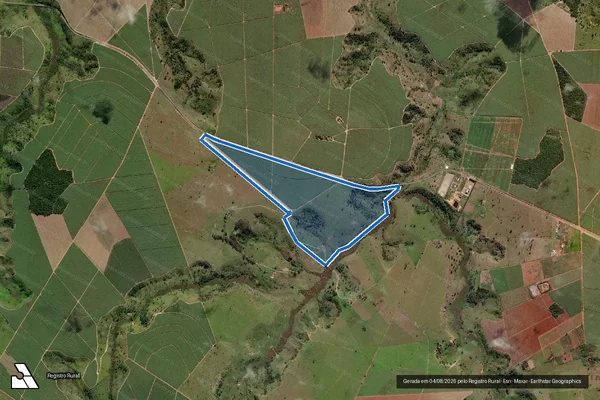Imagem de satélite de Fazenda Pasto Grande - Parte 2 em Ibirapuã - BA