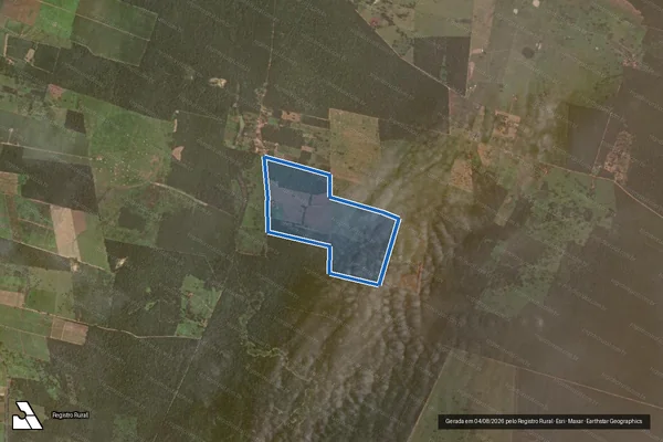 Imagem de satélite de Fazenda Geral Varzea da Manga - Gleba 02 em Matias Cardoso - MG