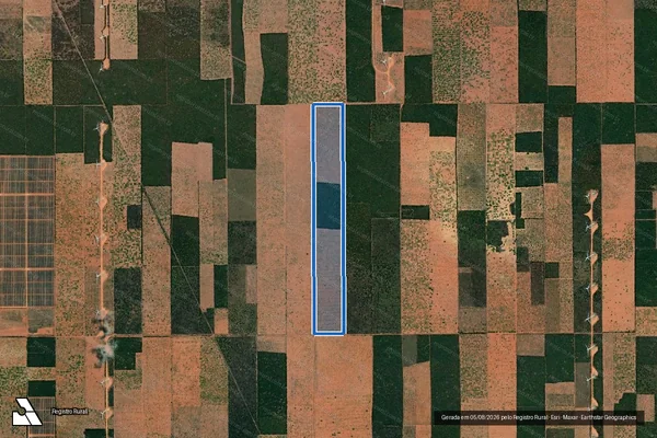 Imagem de satélite de VILA PARAIBA ? LOTE 50 - Parte 1 em Serra do Mel - RN