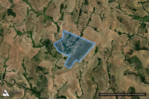 Imagem de satélite de FAZENDA NOVA AURORA - Única em Ecoporanga - ES