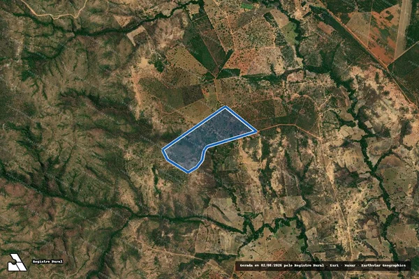 Imagem de satélite de LOTE 98 DO PA CHICO MENDES - Parte 1 em Arinos - MG