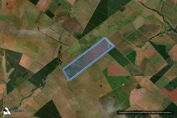 Imagem de satélite de FAZENDA SANTO ANTÔNIO - Fazenda Santa Angela em Anaurilândia - MS