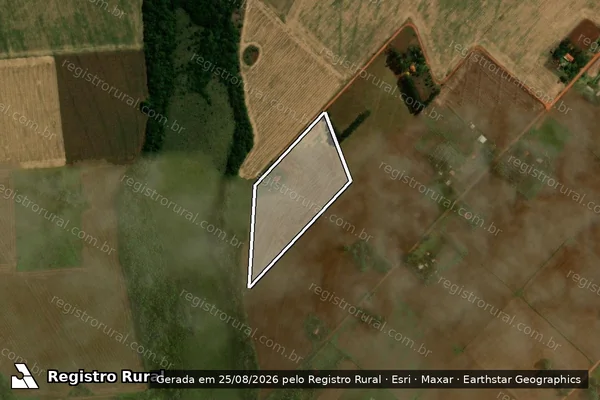 Imagem de satélite de P. A. Itamarati II (Gleba G) - Lote 1583 em Ponta Porã - MS