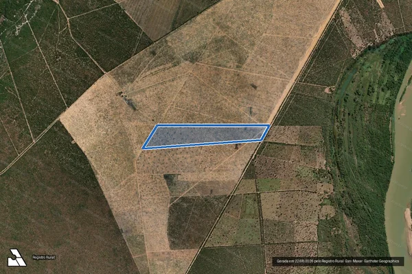 Imagem de satélite de Fazenda Buritizinho - Parte 1 em São Romão - MG