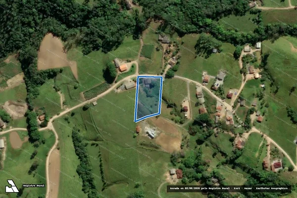 Imagem de satélite de FAZENDA LAURO MULLER - Posse 423 em Lauro Müller - SC