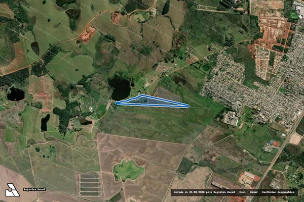 Imagem de satélite de Família Müller (Matrícula 3105) - PARCELA C em Guaíba - RS