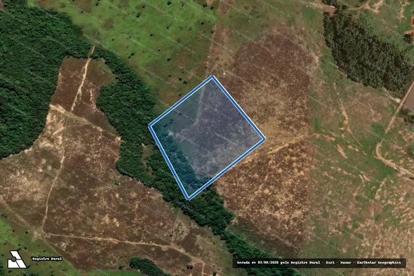 Imagem de satélite de FAZENDA RANCHO FUNDO - LOTE 37 em Porangatu - GO