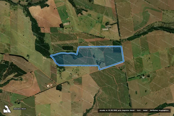 Imagem de satélite de FAZENDA RANCHO GRANDE ? LOTES NºS 45 ao 51-B-1 - FAZENDA RANCHO GRANDE - B em Cianorte - PR