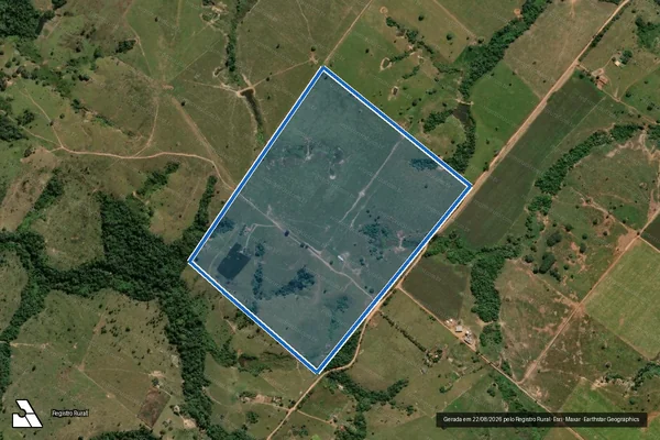 Imagem de satélite de LOTE 05-O ? GLEBA 18 ? SETOR ESPIGÃO DO OESTE - Parte 1 em Cacoal - RO