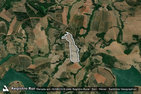 Imagem de satélite de Botija da Fazenda Esperança - Parte 2 em Três Pontas - MG