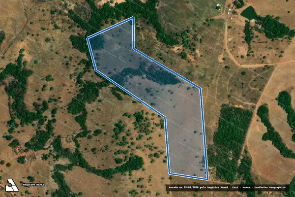 Imagem de satélite de FAZENDA SANTO ANTÔNIO OU SANTO ANTÔNIO DO CAIAPÓ PEQUENO - SANTO ANTÔNIO OU SANTO ANTÔNIO DO CAIAPÓ PEQUENO em Iporá - GO