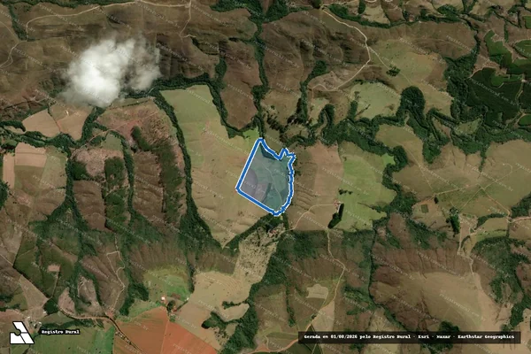 Imagem de satélite de Fazenda Bom Sucesso - DESMEMBRADA em Tapira - MG