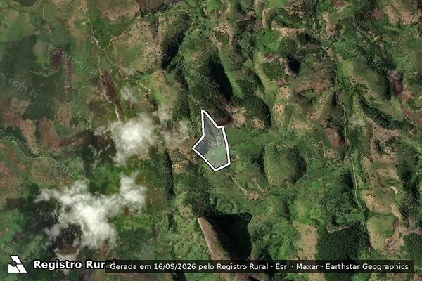 Imagem de satélite de Fazenda Bela vista / Amizade - Parcela 1 em Carlos Chagas - MG