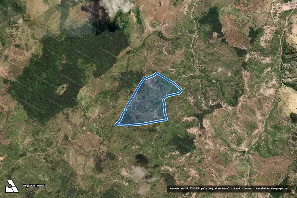 Imagem de satélite de FAZENDA CORREGO DE AREIA - Parte 1 em Jacinto - MG