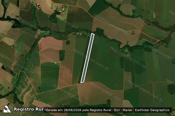 Imagem de satélite de Lote nº 35-B - Lote nº 35-B em Peabiru - PR