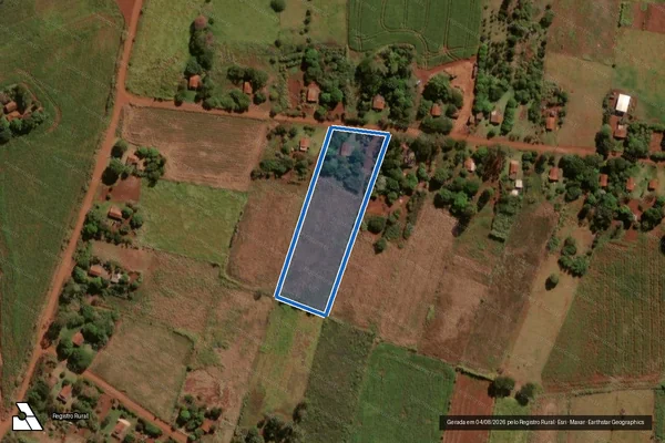 Imagem de satélite de Projeto de Assentamento Itamarati I ? AMFFI - LOTE 087 em Ponta Porã - MS