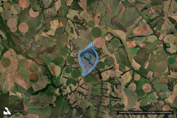 Imagem de satélite de FAZENDA ANTUNES - 001 em Cristalina - GO