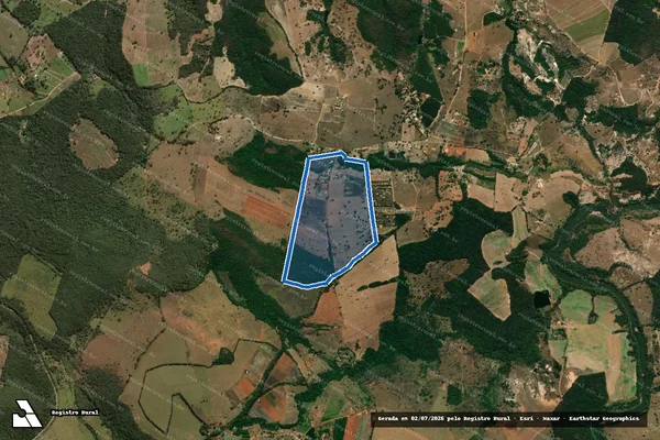Imagem de satélite de FAZENDA SANTA TEREZINHA - Parcela 1 em Florestal - MG