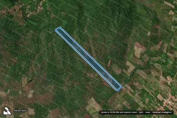 Imagem de satélite de SÍTIO FAÍSCA - ÁREA REMANESCENTE em Redenção - CE