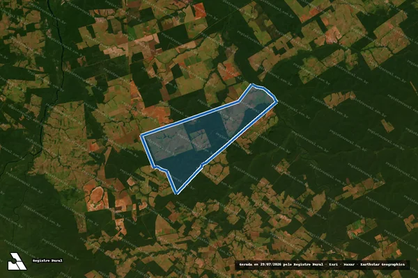 Imagem de satélite de FAZENDA RIO DO SANGUE - FAZENDA RIO DO SANGUE em Brasnorte - MT