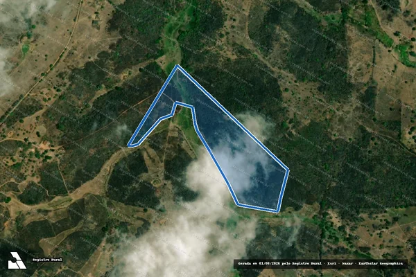Imagem de satélite de FAZENDA PIRAUÁ - Parte 3 em Areia - PB