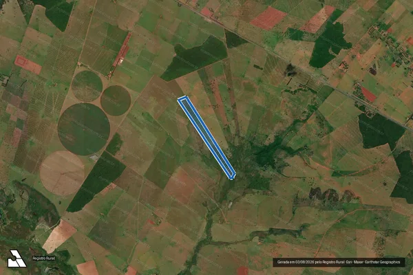 Imagem de satélite de FAZENDA ARAZEDE - 001 em Presidente Epitácio - SP