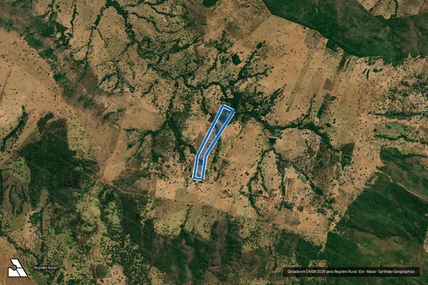 Imagem de satélite de FAZENDA COOPERPAMJ - FAZENDA COOPERPAMJ - GLEBA 11 em Jussara - GO