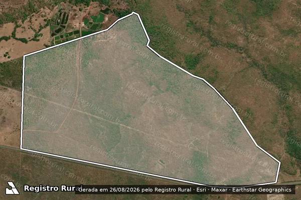 Imagem de satélite de GLEBA JARAGUÁ - PARTE - 1 em Carolina - MA