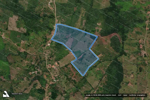 Imagem de satélite de SITIO CACHOEIRA DO GAMA - Parte 1 em Massaranduba - PB