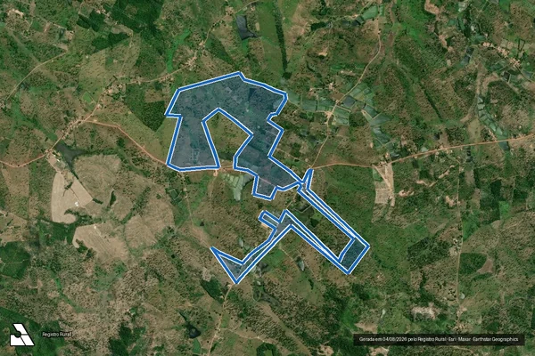 Imagem de satélite de FAZENDA SÃO PEDRO - Parcela 1 em Paulo Ramos - MA