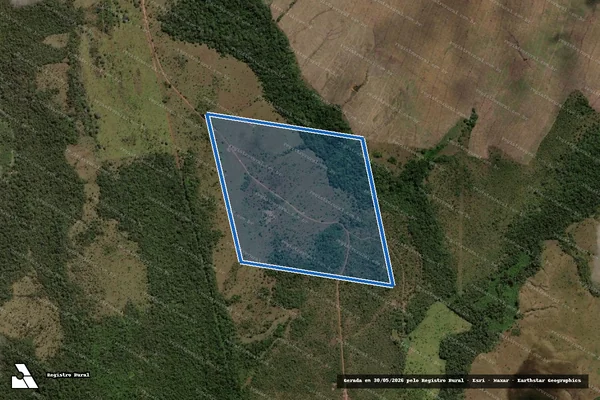 Imagem de satélite de FAZENDA BACABA em Araguacema - TO