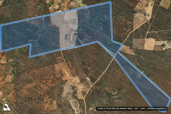 Imagem de satélite de FAZENDA JAMES CLIMM - FAZENDA JAMES CLIMM em Avelino Lopes - PI