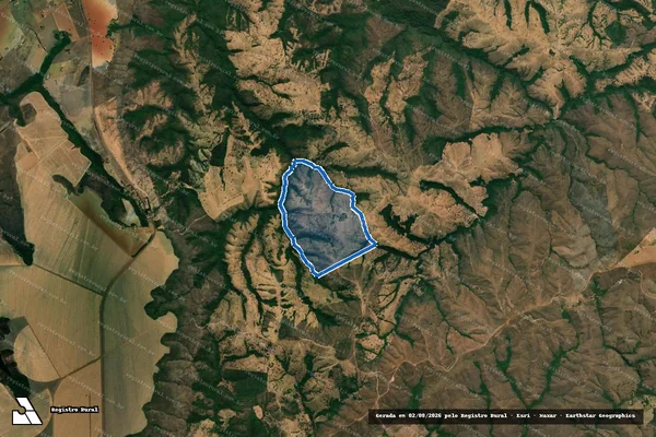Imagem de satélite de Fazenda Vazante, lugar Capão da Erva - PARTE 1 em Vazante - MG