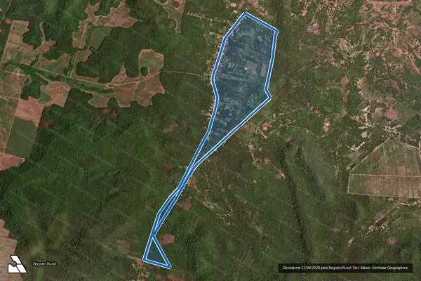 Imagem de satélite de Fazenda Santa Inês_Gleba 2 - Gleba 2H em José de Freitas - PI