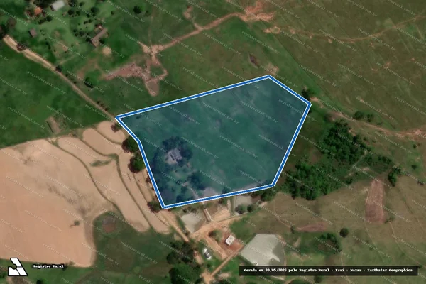 Imagem de satélite de Sitio Bonanza Gleba-A-3-Parte Desmembrada - Parcela 1 em Anhumas - SP